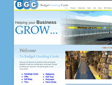 Tablet Screenshot of budget-greetingcards.com